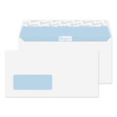 Blake Premium Office Envelopes DL Ultra White Wove Wallet Window Peel and Seal 120gsm 110x220mm (Pack 500) - 32216